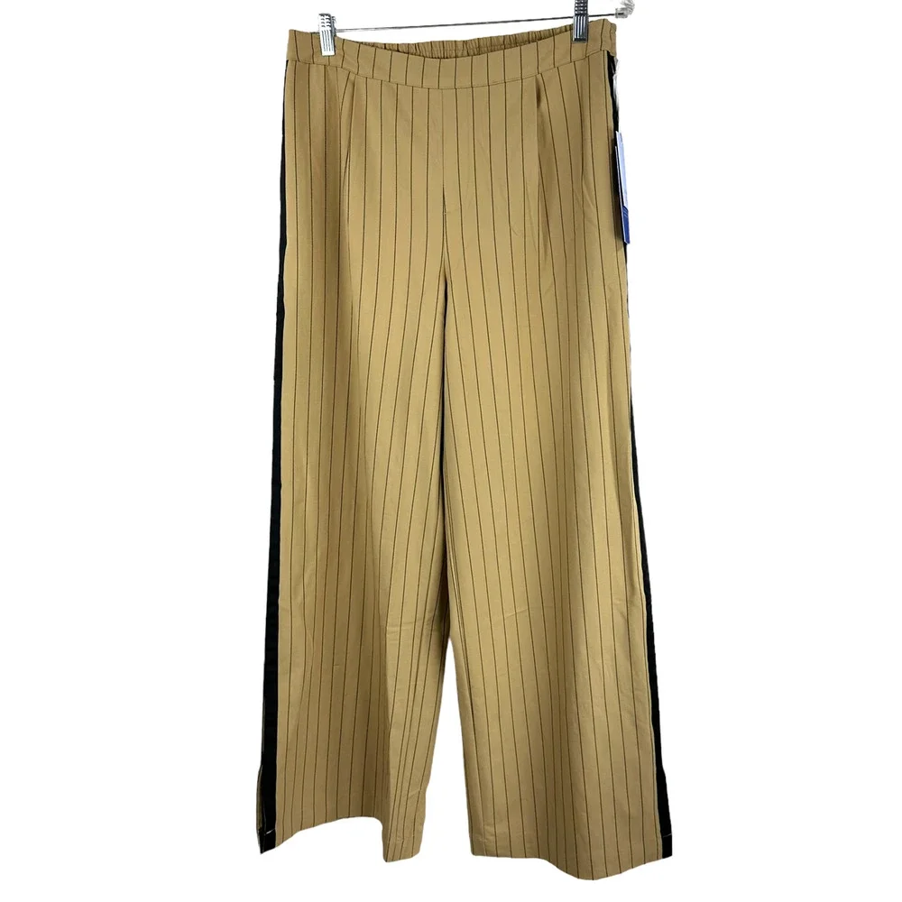La Ligne x Target NWOT High Waist Wide Leg Striped Trousers Size 3X Pinstripe - Picture 3 of 10